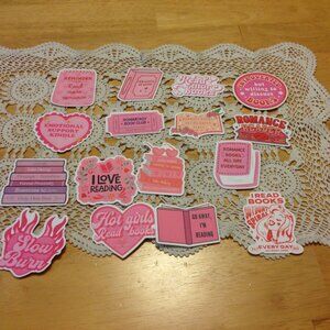 Romance Book Lover's Stickers - for computer, book cover, scrapbooking, crafts